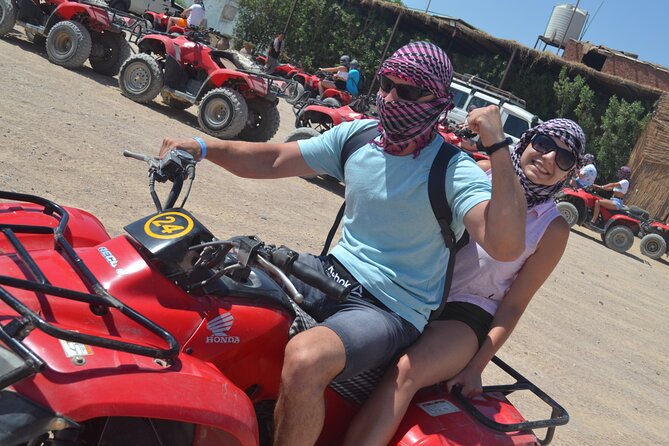 3 Hours ATV Quad, Turkish Hamam & Steam Bath - Sharm El Sheikh - Riding an ATV across the Sinai desert