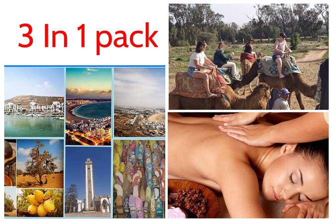3 in 1 = city tour half day + camel ride 2hours + hammam massage 2hours - What to expect at Argan Palace