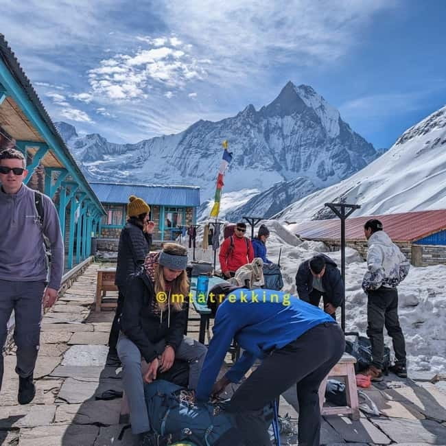 5-Day Annapurna Base Camp Trek with Natural Hot Springs - Day 3: Deurali to Machhapuchhre Base Camp and Annapurna Base Camp