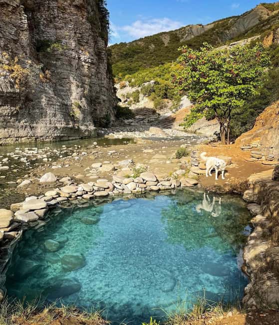 A Day in Permet: Swim in Thermal Baths and Langarica Canyon - What to pack for Benja and Langarica
