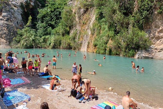 A day tour in Montanejos hot springs. - Price, group size, and cancellation rules