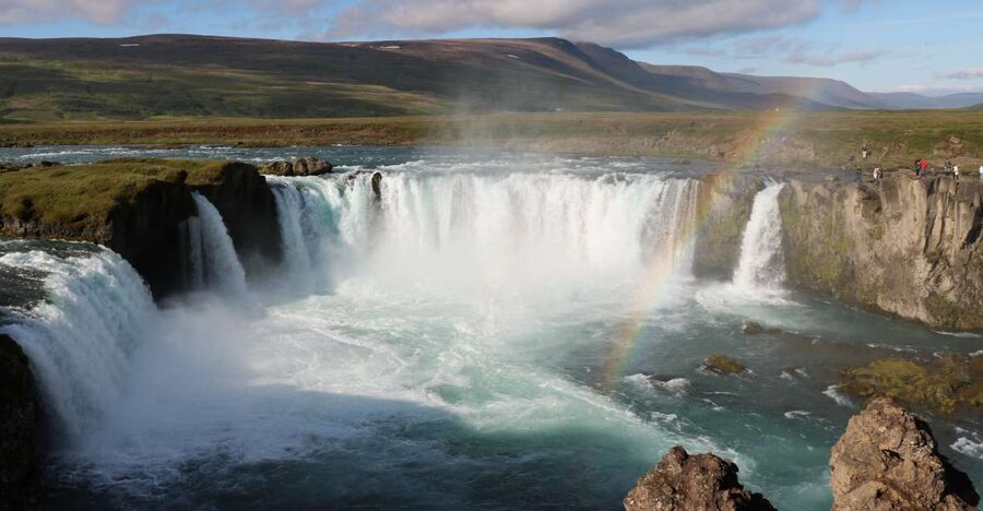 Akureyri Port: Lake Mývatn & Goðafoss Waterfall Day Trip - Goðafoss, the Waterfall of the Gods
