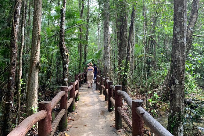 All day Krabi Jungle Tour (Hot Spring Water, Emerald Pool, Tiger Cave Temple) - Namtok Ron: a hot bath beneath a waterfall