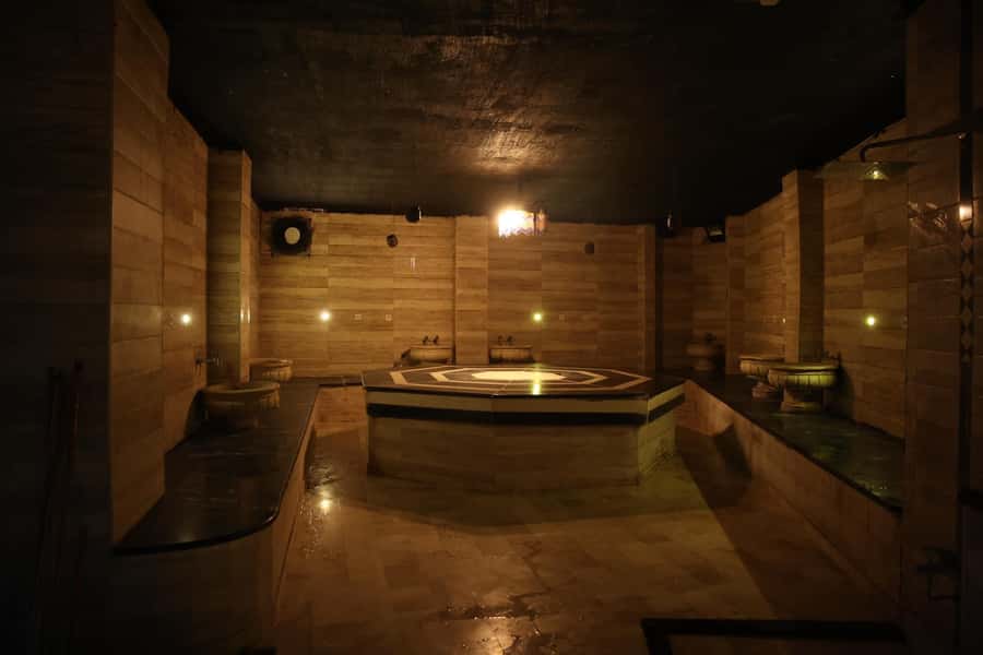 Amman: Turkish & Moroccan Hammam, Massage service, Body care - Moroccan soap, rose water, and the black loofah scrub