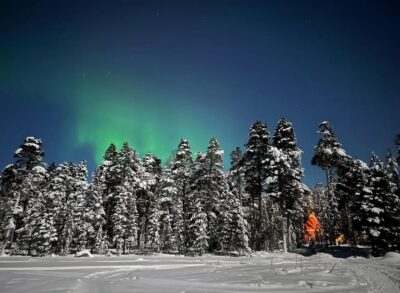 Arctic Tent Sauna Experience with Ice Swimming