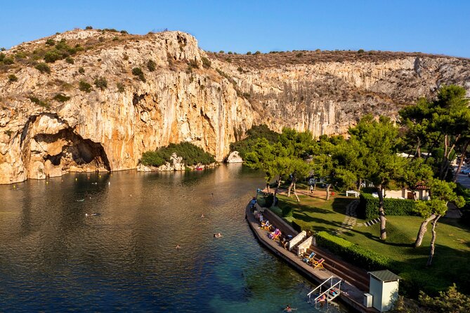 Athens Iconic Highlights & Lake Vouliagmeni Thermal Spa Day Tour - Temple of Zeus and the Panathenaic Stadium
