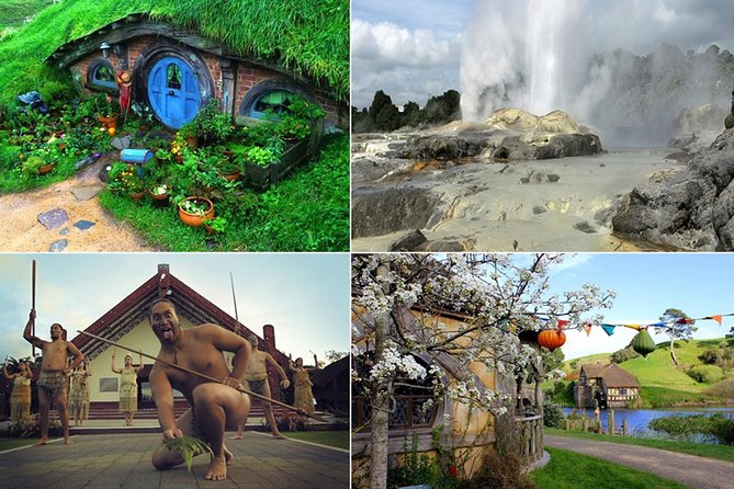 Auckland to Hobbiton Movie Set and Rotorua's Geothermal Valley - Te Puia: geysers, mud pools, and Maori culture