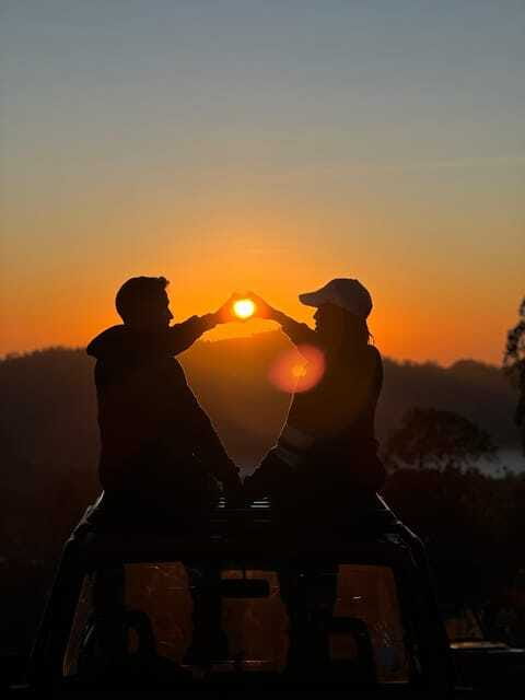 Bali: Mount batur jeep sunrise & natural hot springs - Black lava fields after sunrise
