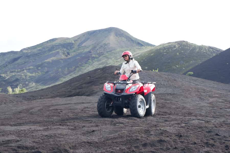 Bali: Mount Batur Quad Bike Tour and Natural Hot Springs - Two and a half hours on black volcanic sand