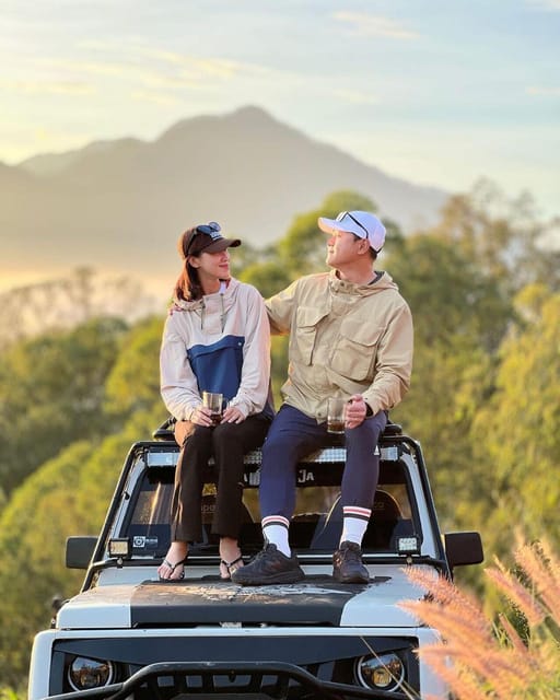 Bali: Mount Batur Sunrise Jeep Tour with Hot Springs - The 4WD ride to Mount Batur sunrise point