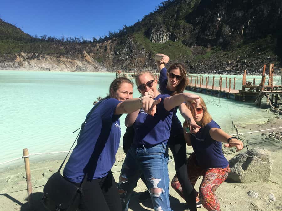 Bandung: Volcano Crater, Onsen Hot Springs, Mud Bath & Tea - Kawah Putih, Java’s sulfur crater