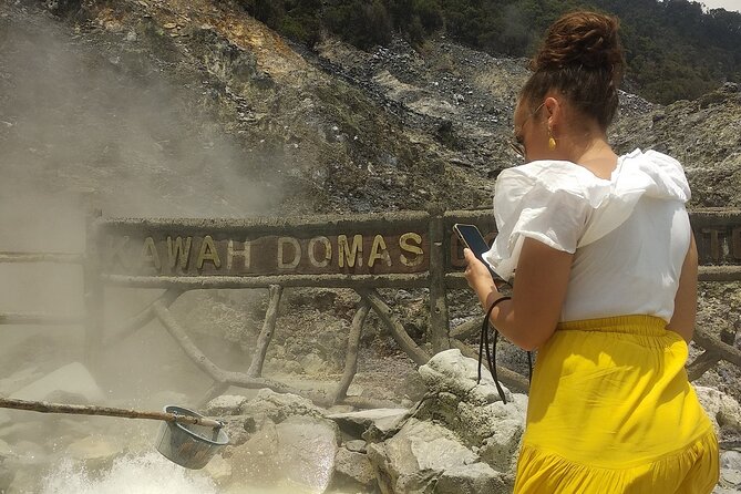 Bandung Volcano Sightseeing and Hot Spring Private Tour - Strawberry picking at Ciwidey