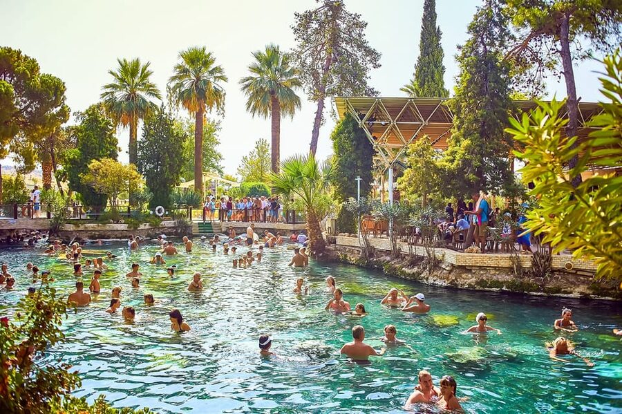 Bodrum: Pamukkale, Hot Springs & Travertines Tour with Lunch - Cleopatra Pool and the extra €15 decision