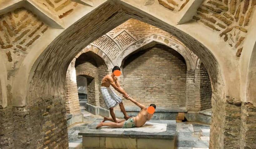 Bukhara Traditional Men's Hammam / Bath XVI Century - Stage two: 20 to 30 minutes in the sweating chamber