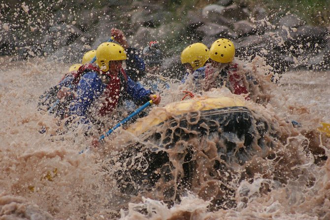 Cacheuta Hot Springs Park + Intermediate Rafting - Two zip lines above the river