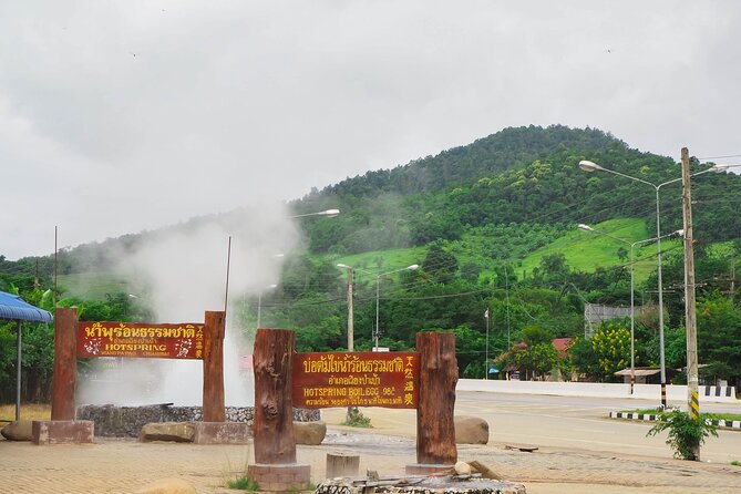 Chiang Rai Wonders: White, Blue & Red Temples and Hot Spring - Mae Kachan Hot Spring: a useful first pause