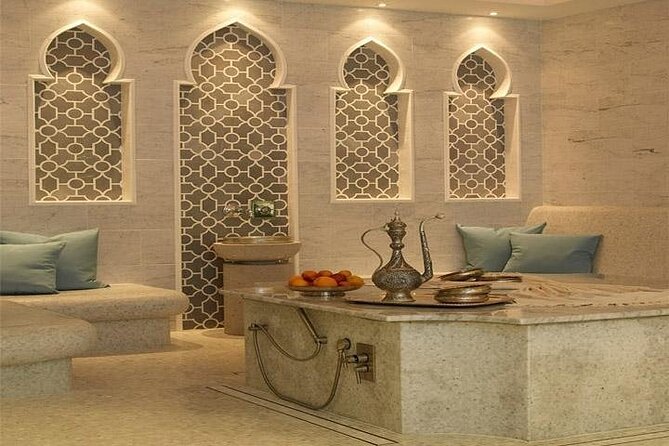 Classic Turkish Bath in Amman - Changing into a pestemal and nahn