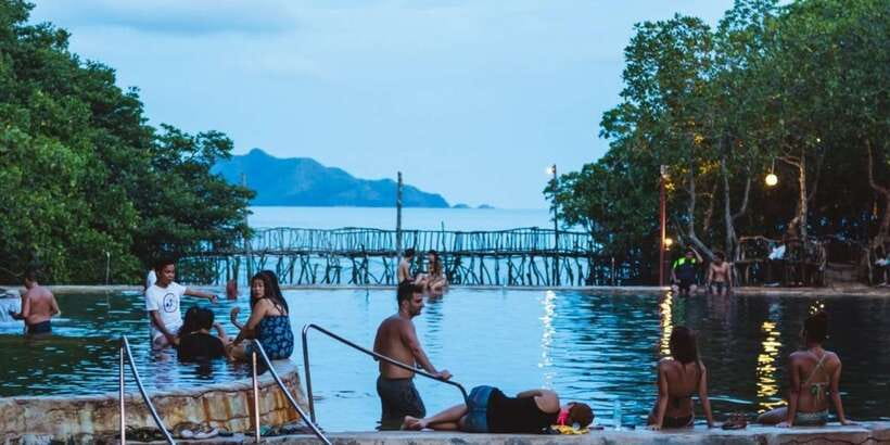 Coron: Town Tour with Maquinit Hot Spring - The van ride and the clock