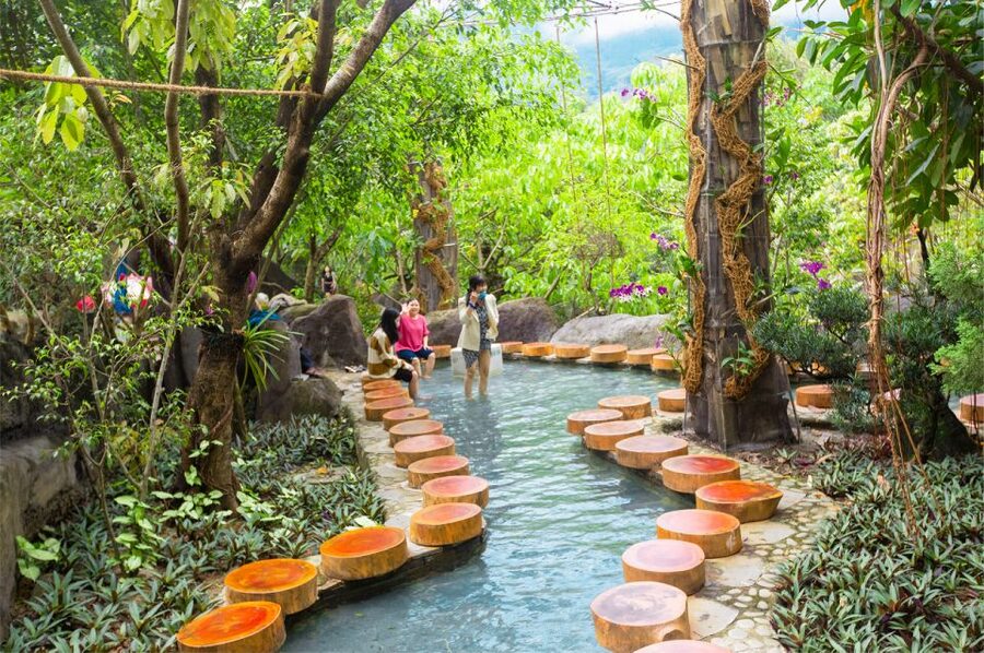 Da Nang: Than Tai Hot Spring Park E-Ticket - From Da Nang to Ba Na Nui Chua