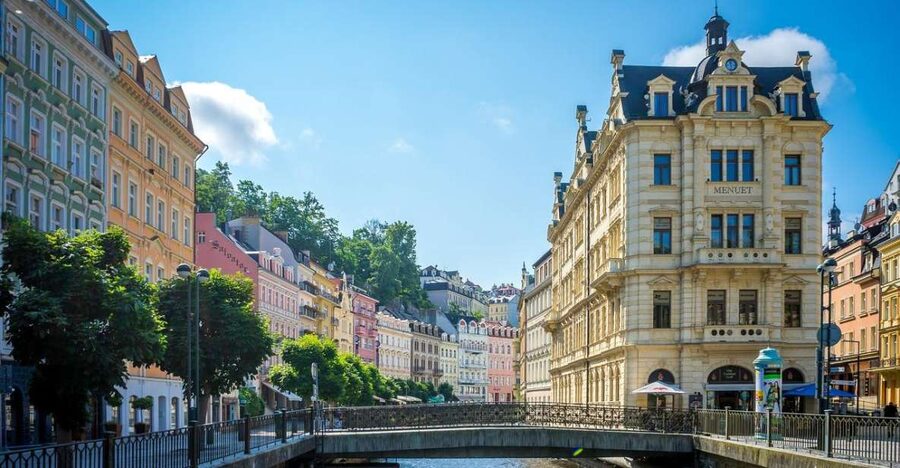 Daytrip from Prague to Karlovy Vary (Hot Springs Area) - Grand Hotels, Church Views, and Film Connections