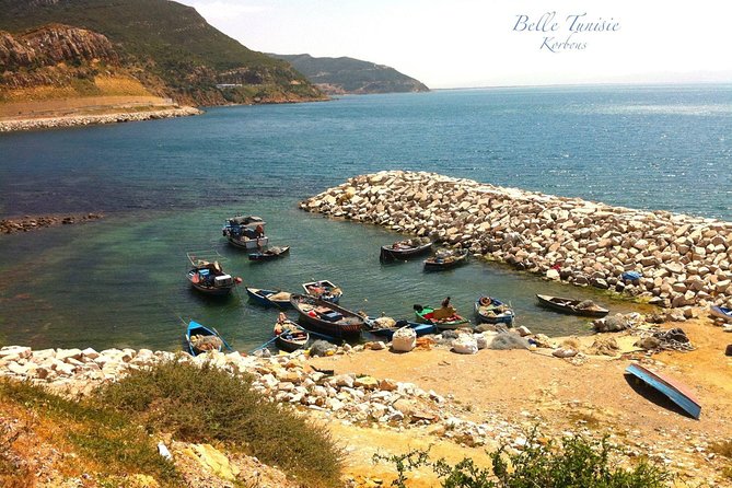 DayTrip to KORBOUS Thalasso-Thermal Bath & Spectacular SEA Cliffs - Arriving above the Gulf of Tunis