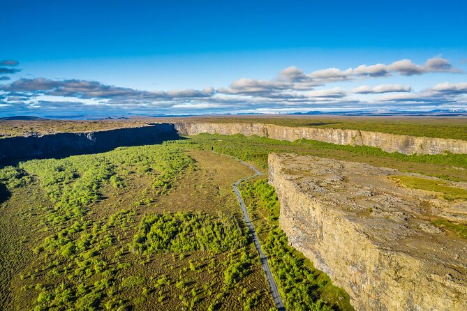 Diamond Circle Myvatn Waterfalls, and Husavik from Akureyri Tour - Ásbyrgi is the reward for the long ride