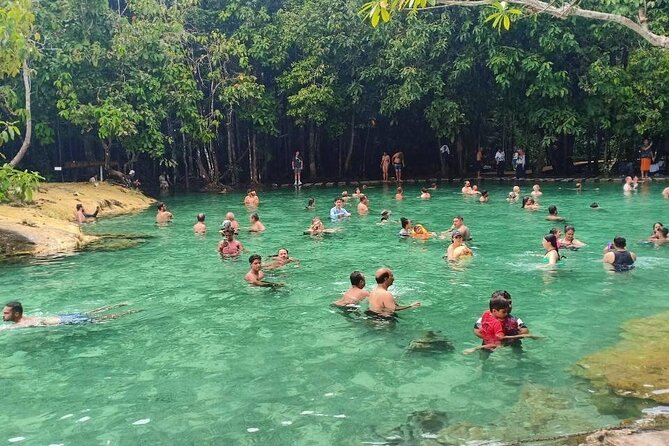 Discover Krabi - Emerald Pool, Hot Springs & Tiger Cave Temple - Namtok Ron brings warm water and cool streams together