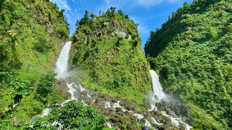 Dominica Hot Springs Waterfalls and Titou Gorge Treasures - Swimming into Titou Gorge