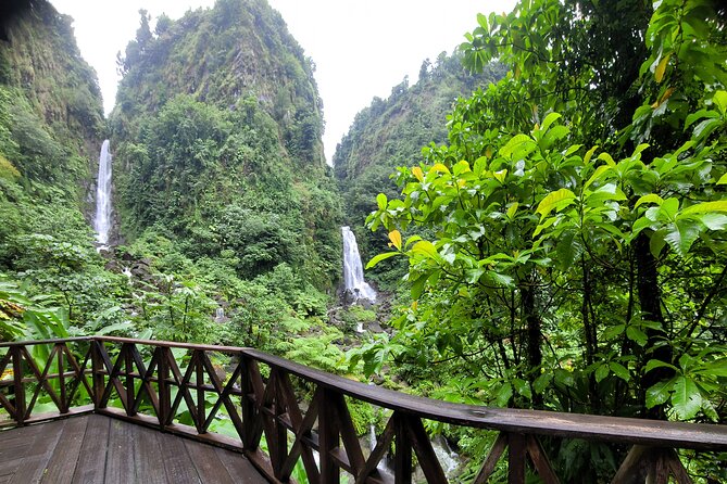 Dominica Scenic Waterfalls and Hot Springs @ Autop Tours - Morne Bruce, the best wide view of Roseau