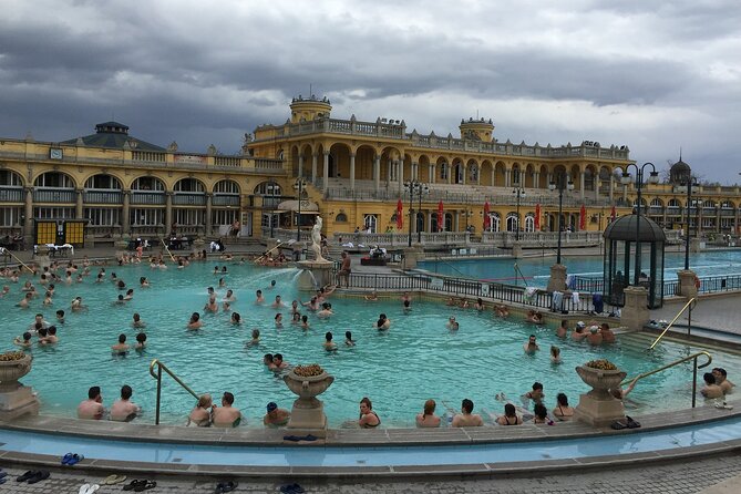 Entrance to Szechenyi Spa in Budapest - How long to stay for decent value