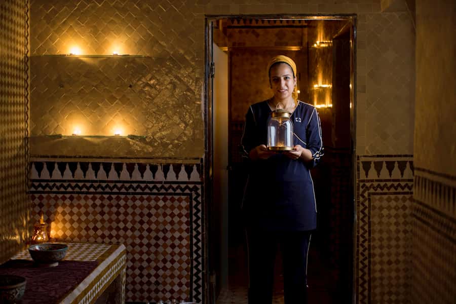 Fes: Traditional Hammam Massage in a Luxury Palace - The traditional hammam stage