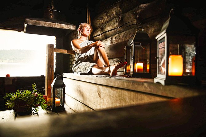Finnish Sauna and Swimming - A Private Sauna Evening Beyond Rovaniemi