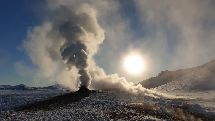 From Akureyri: Godafoss and Lake Myvatn - Goðafoss: a waterfall with a national story
