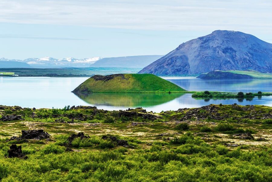 From Akureyri: Myvatn Lake, Craters, & Waterfall Tour - From Akureyri to Goðafoss in 40 minutes