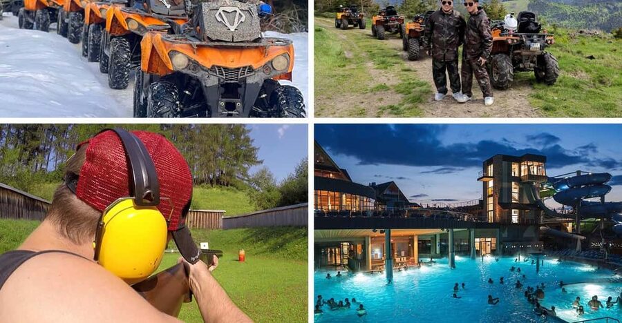 From Krakow: ATV/Snowmobile Ride, Shooting & Hot Springs - Chochołów and the first mountain views