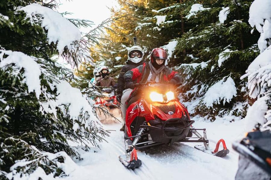 From Krakow: Snowmobile Adventure with Thermal Pools Visit - Chochołów, wooden buildings, and smoked cheese