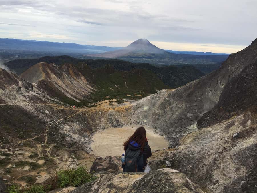 From Medan: Mount Sibayak Sunrise Hike & Natural Hot Spring - Hiking Mount Sibayak before dawn
