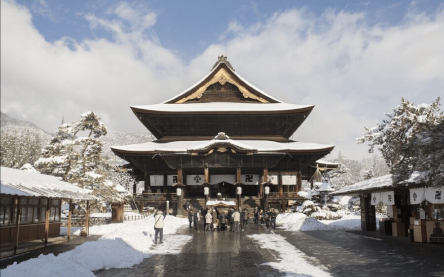 From Nozawa Onsen: Snow Monkeys and Zenko-ji Day Trip & Sake - Who will enjoy this day most