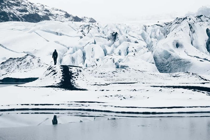 From Reykjavik: South Coast & Sky Lagoon Small-Group Tour - Sólheimajökull, close to a changing glacier