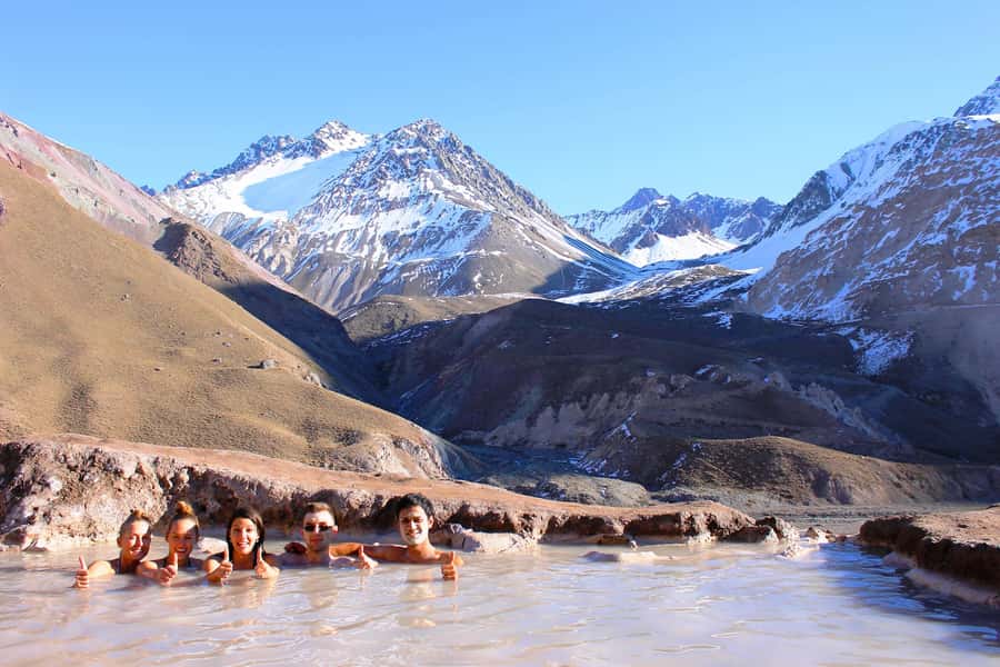 From Santiago: Maipo Canyon Volcano and Hot Spring Tour - The early pickup and two-hour ride