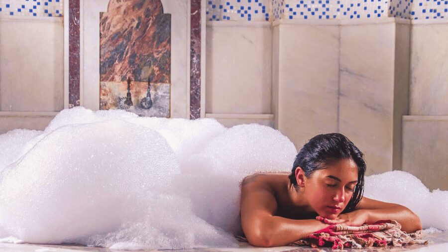 From Side Turkish Bath: Full-Body Peeling & Relaxing Massage - Foam Massage: The Most Traditional Sensation