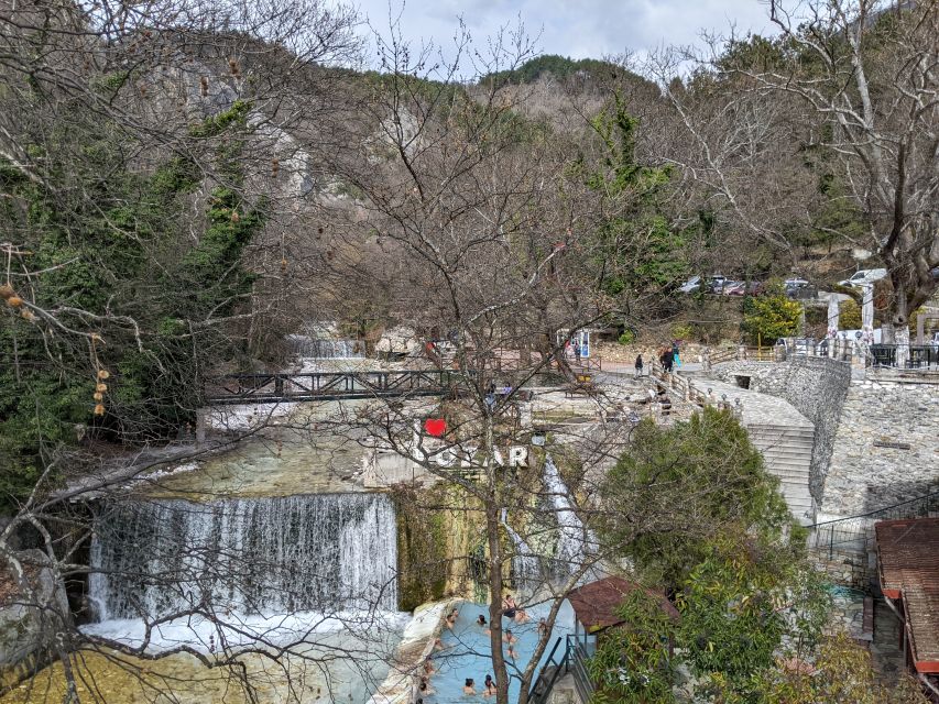 From Thessaloniki: Pozar Thermal Baths & Edessa Day Trip - Small-group comfort and transport