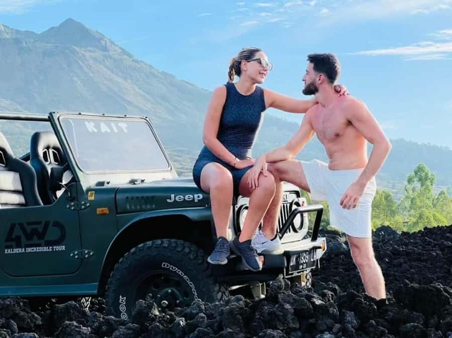 From Ubud: Mount Batur Shared Jeep Sunrise & Hot Spring Tour - The hot spring after the jeep ride