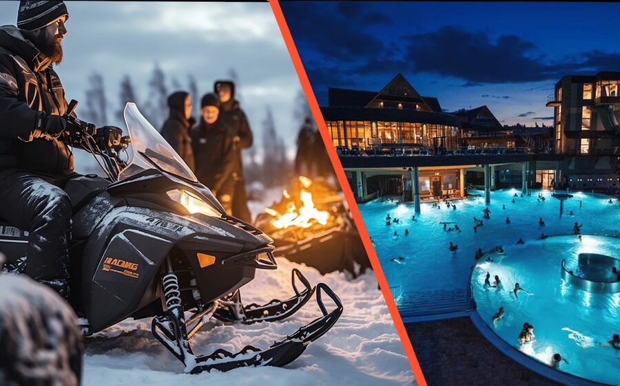 From Zakopane: Snowmobile Ride with Thermal Pools & Pickup - A mountain day with a proper change of pace