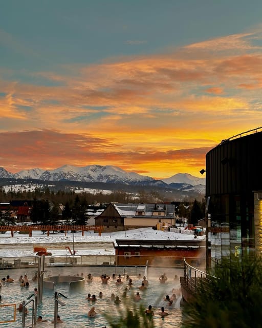 From Zakopane: Snowmobile Ride with Thermal Pools & Pickup - What the $55 price really covers