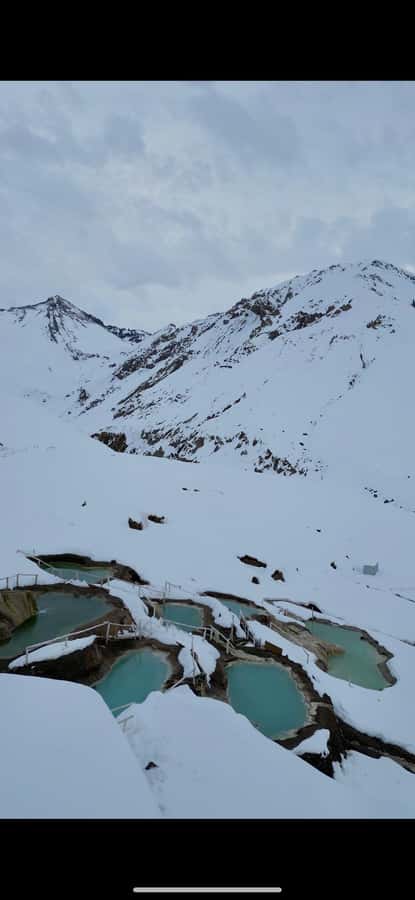 Full-Day Embalse del Yeso & Hot Springs Tour from Santiago - Three hours beside the turquoise waters of Embalse del Yeso
