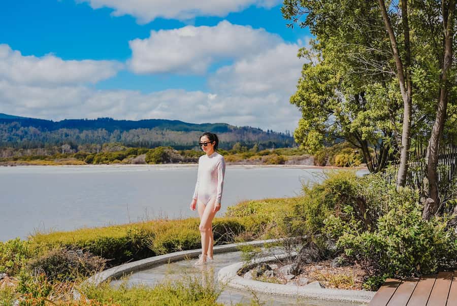 Geothermal Mineral Baths Experience: Pavilion Pools for 12+ - Rachel Spring’s alkaline pools and softer skin