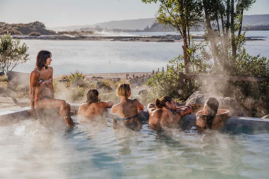 Geothermal Mineral Baths Experience: Pavilion Pools for 12+ - The 1.3-metre stand-up pool