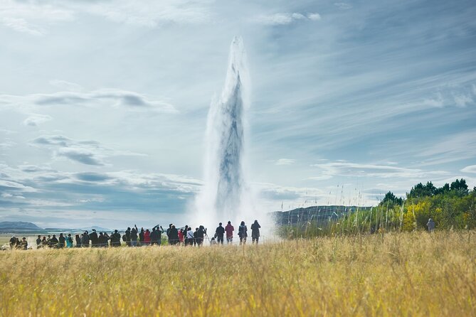 Golden Circle Classic Tour with Secret Lagoon Relaxation - Geysir and Strokkur: the most active stop