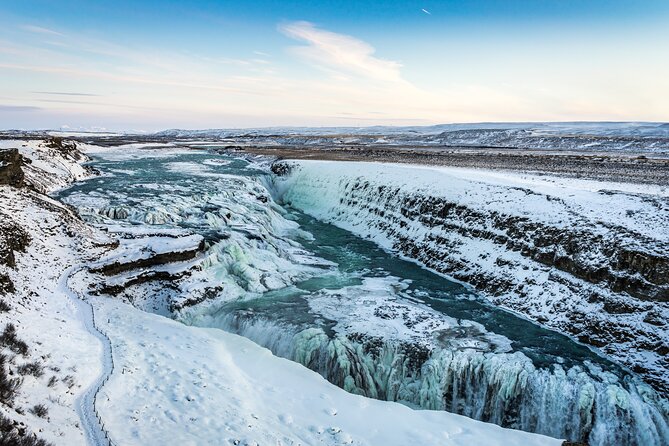 Golden Circle, Kerid and Sky Lagoon Small Group Day Tour - Gullfoss delivers the day’s biggest burst of power